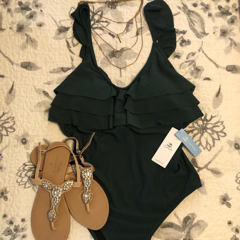 One piece bathing suit